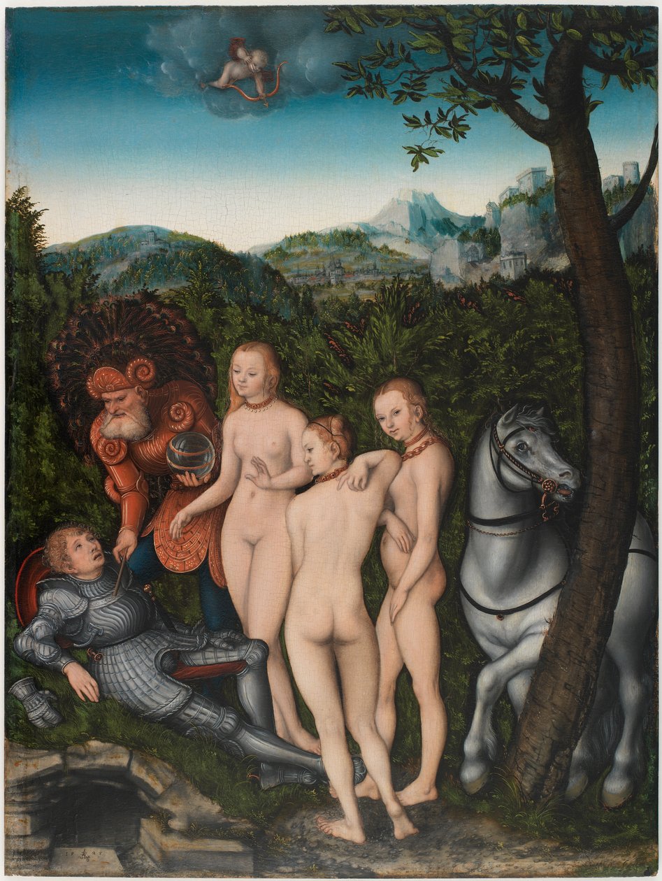 Dommen i Paris af Lucas Cranach the Elder