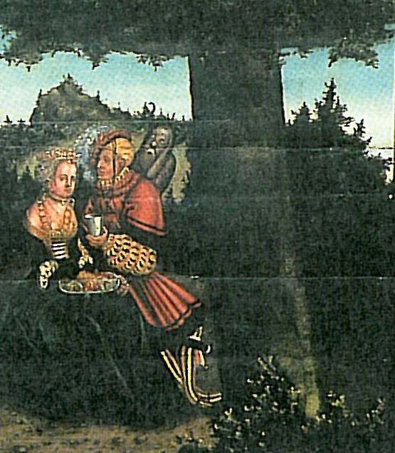 De ti bud syvende bud detaljer af Lucas Cranach the Elder