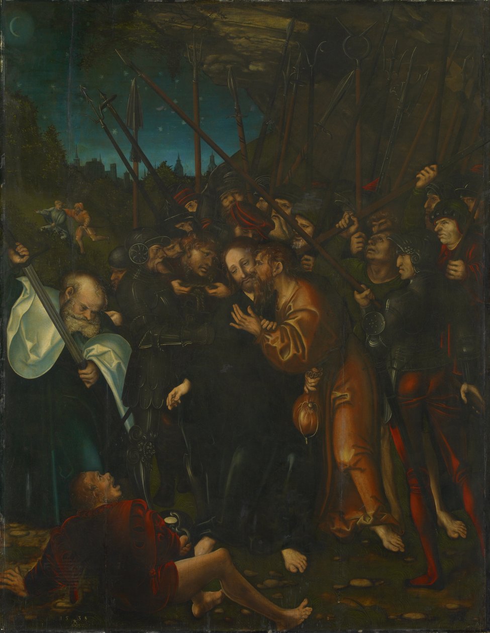 Tilfangetagelse af Kristus af Lucas Cranach the Elder