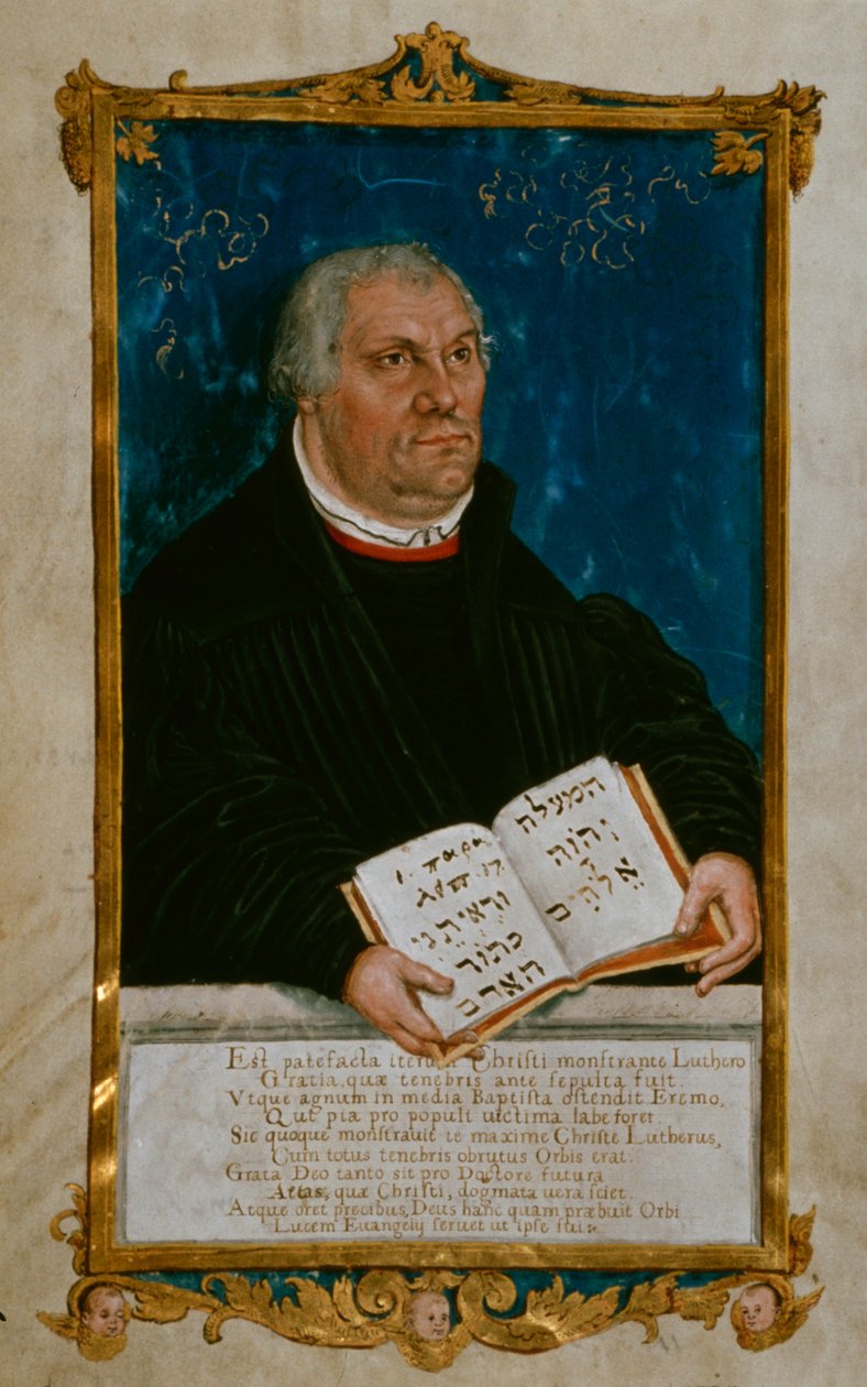 Tysk bibel af Luthers oversættelse, 1561 af Lucas Cranach the Younger