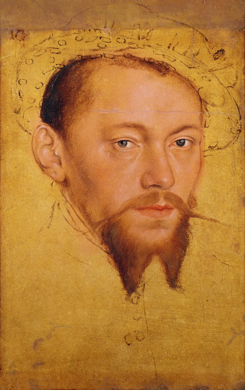 Moritze (1521-53) hertug af Sachsen, senere kurfyrst (olie, gouache og wc på papir) af Lucas Cranach the Younger
