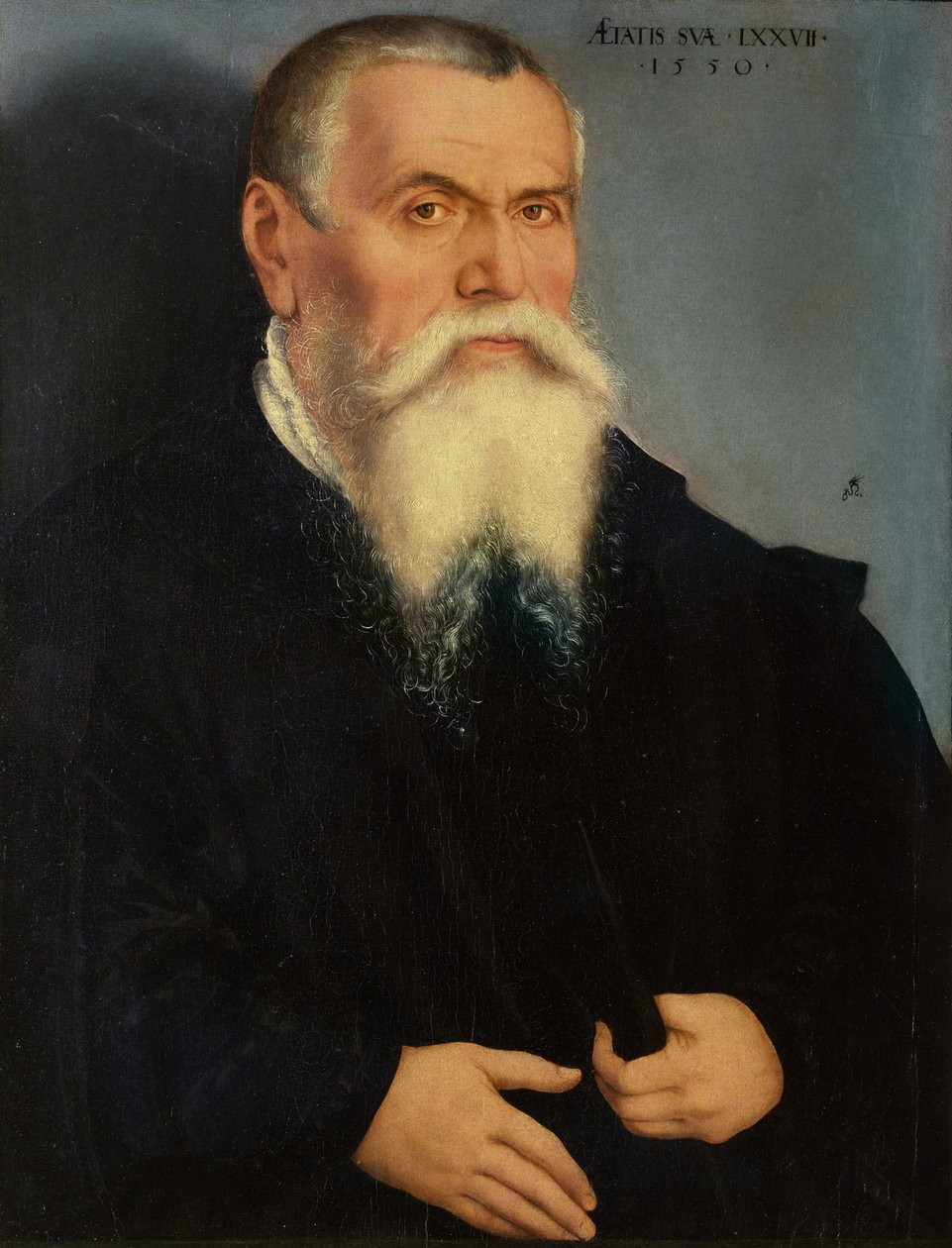 Portræt af Lucas Cranach den Ældre (1472-1553) 1550 (olie) af Lucas Cranach the Younger