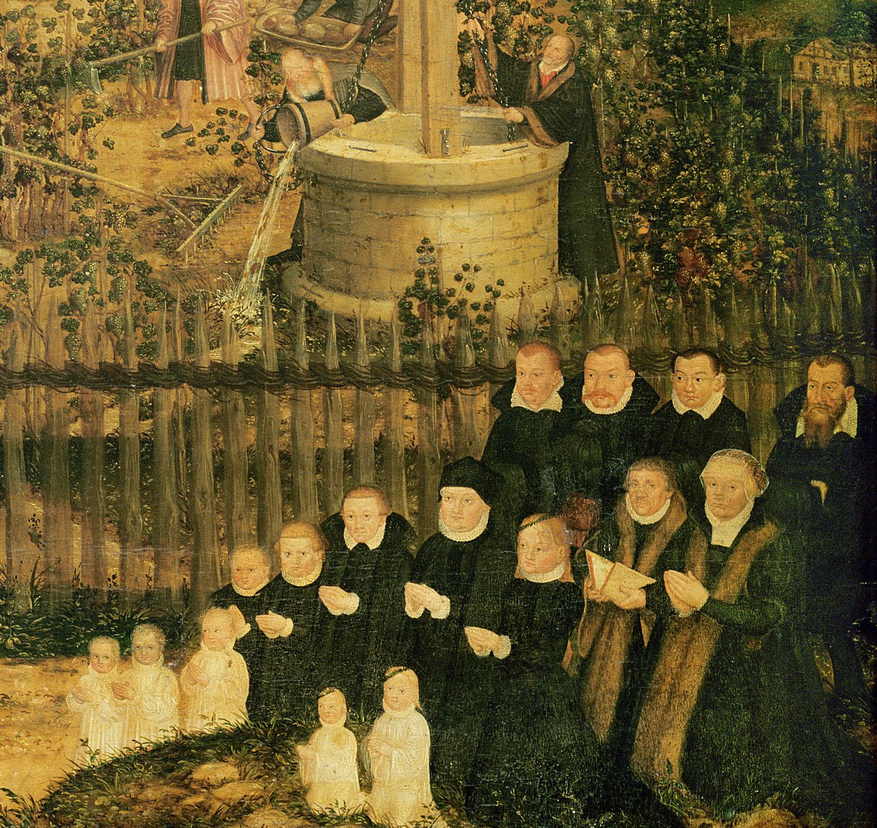 Herrens vingård, 1569 (detalje af 330498) af Lucas Cranach the Younger