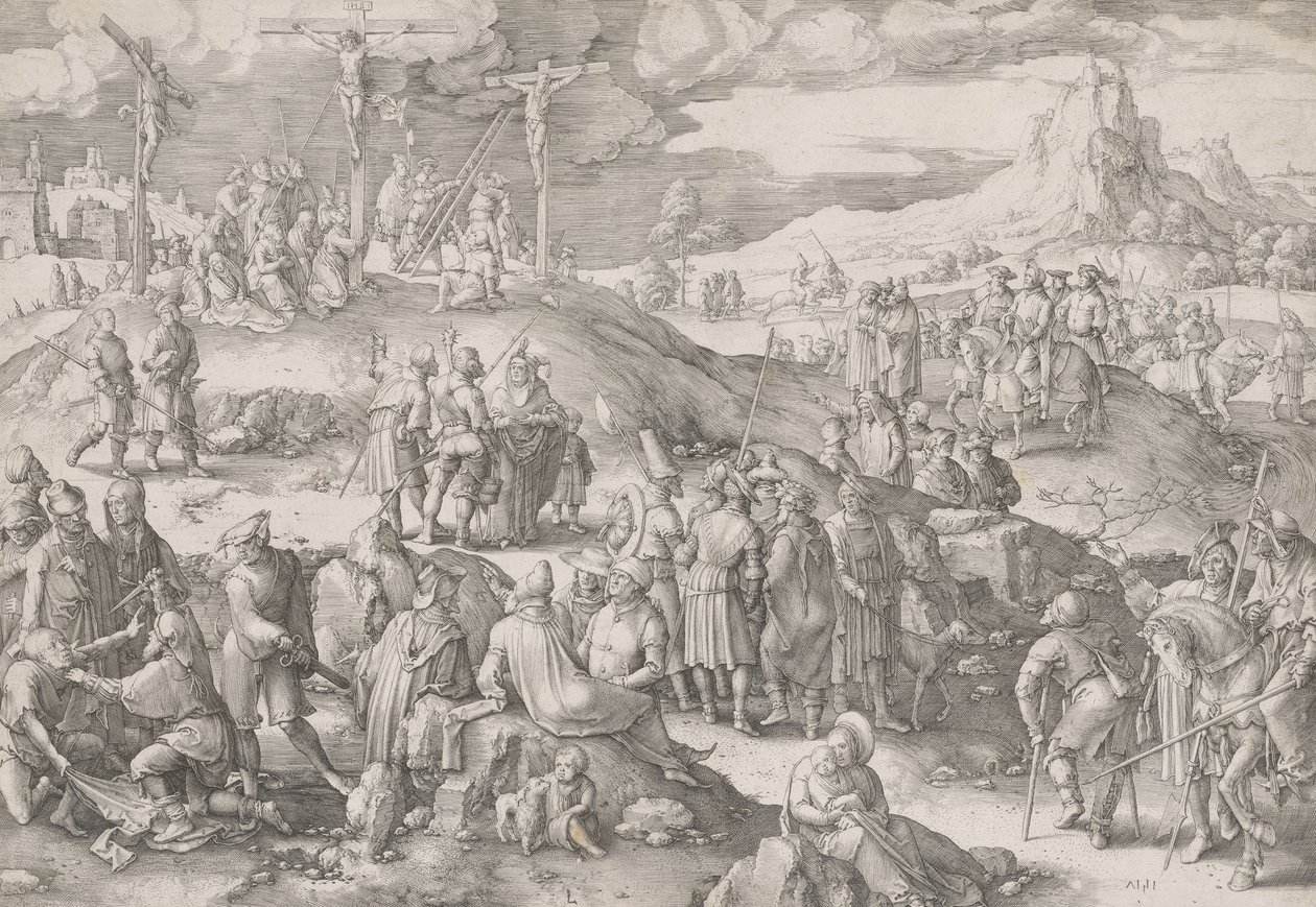 Golgotha af Lucas van Leyden