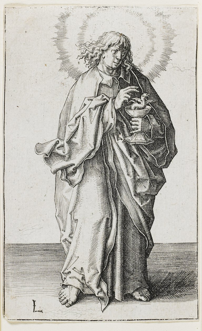 St. John, 1510 af Lucas van Leyden