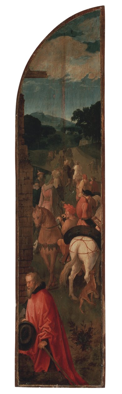 The Adoration of the Magi Triptykon (højre panel) af Lucas van Leyden