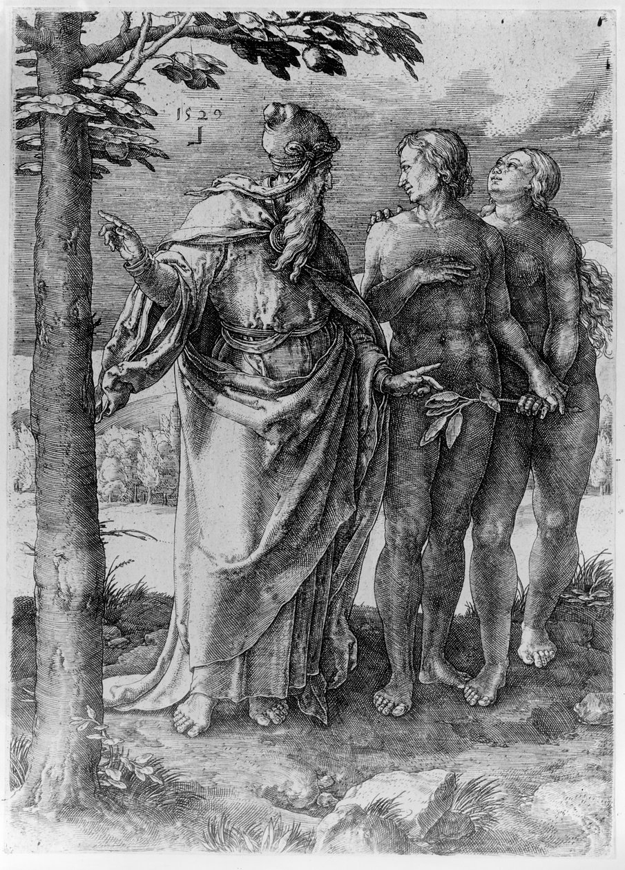 Det første forbud, 1529 af Lucas van Leyden