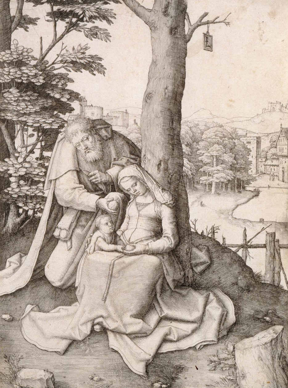 Den hellige familie af Lucas van Leyden