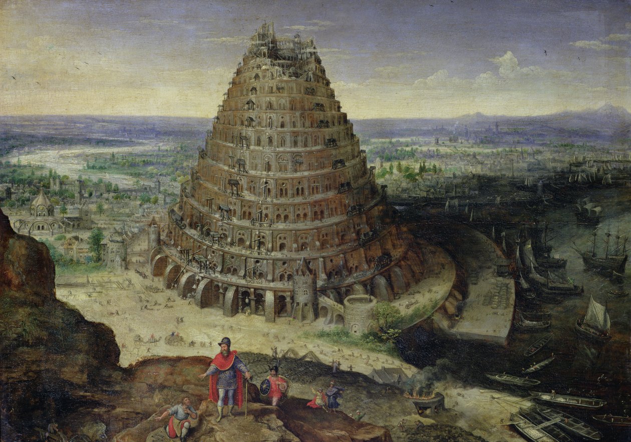 Babelstårnet, 1594 af Lucas van Valckenborch