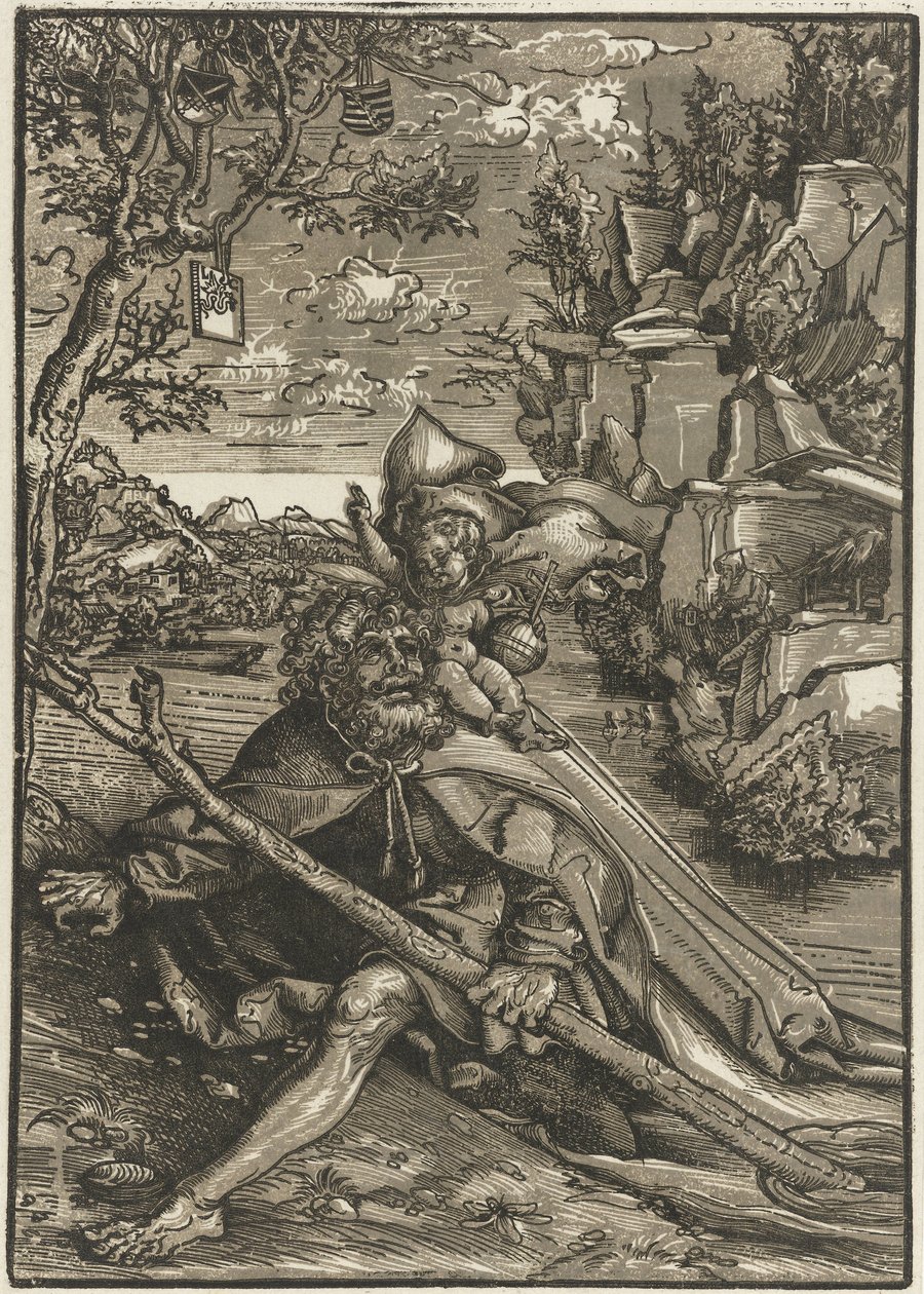 Sankt Christopher med Kristusbarnet af Lucas Cranach
