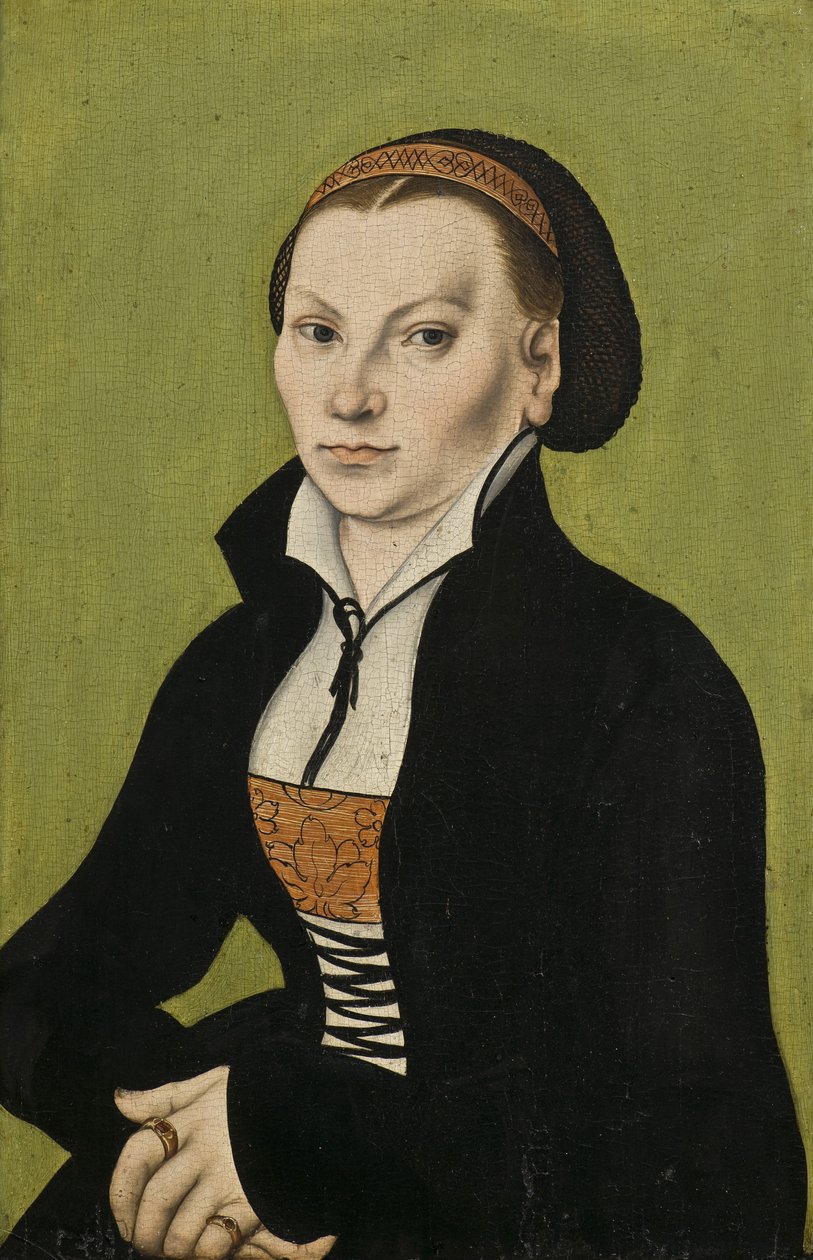 Catharina von Bora, 1527 af Lucas Cranach the Elder