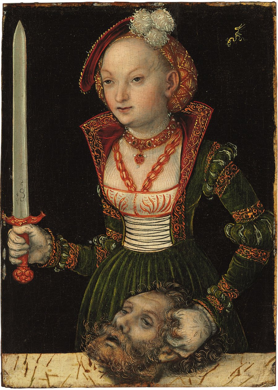 Judith og Holofernes af Lucas Cranach