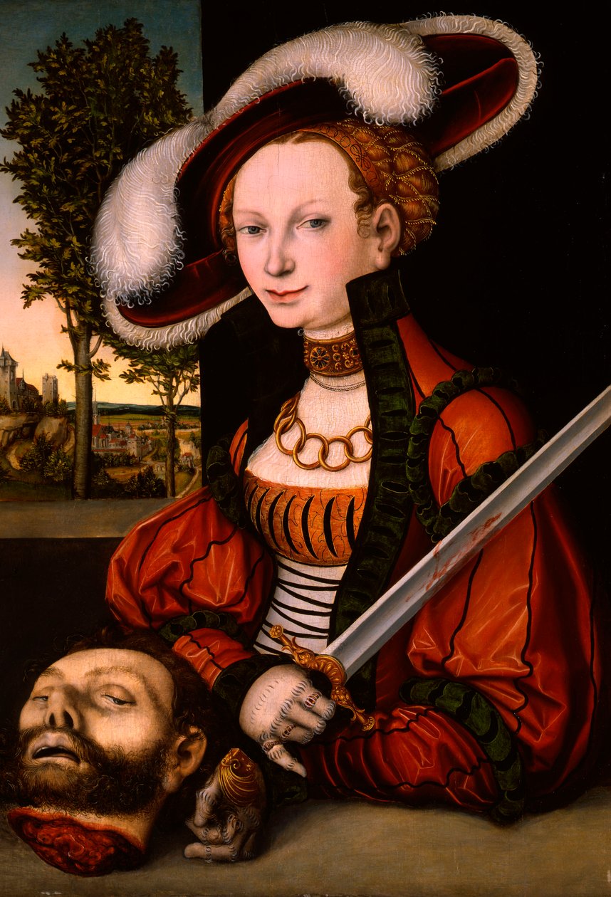 Judith med hovedet af Holofernes, ca. 1530 af Lucas Cranach