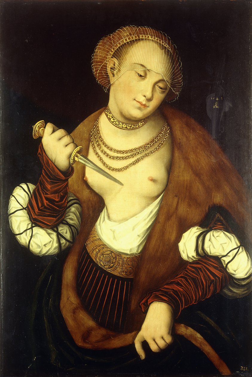 Lucretia, 1548 af Lucas Cranach