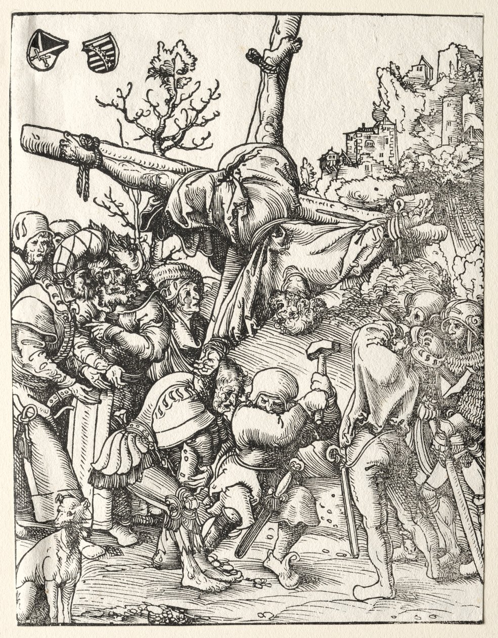 Sankt Peters martyrium af Lucas Cranach