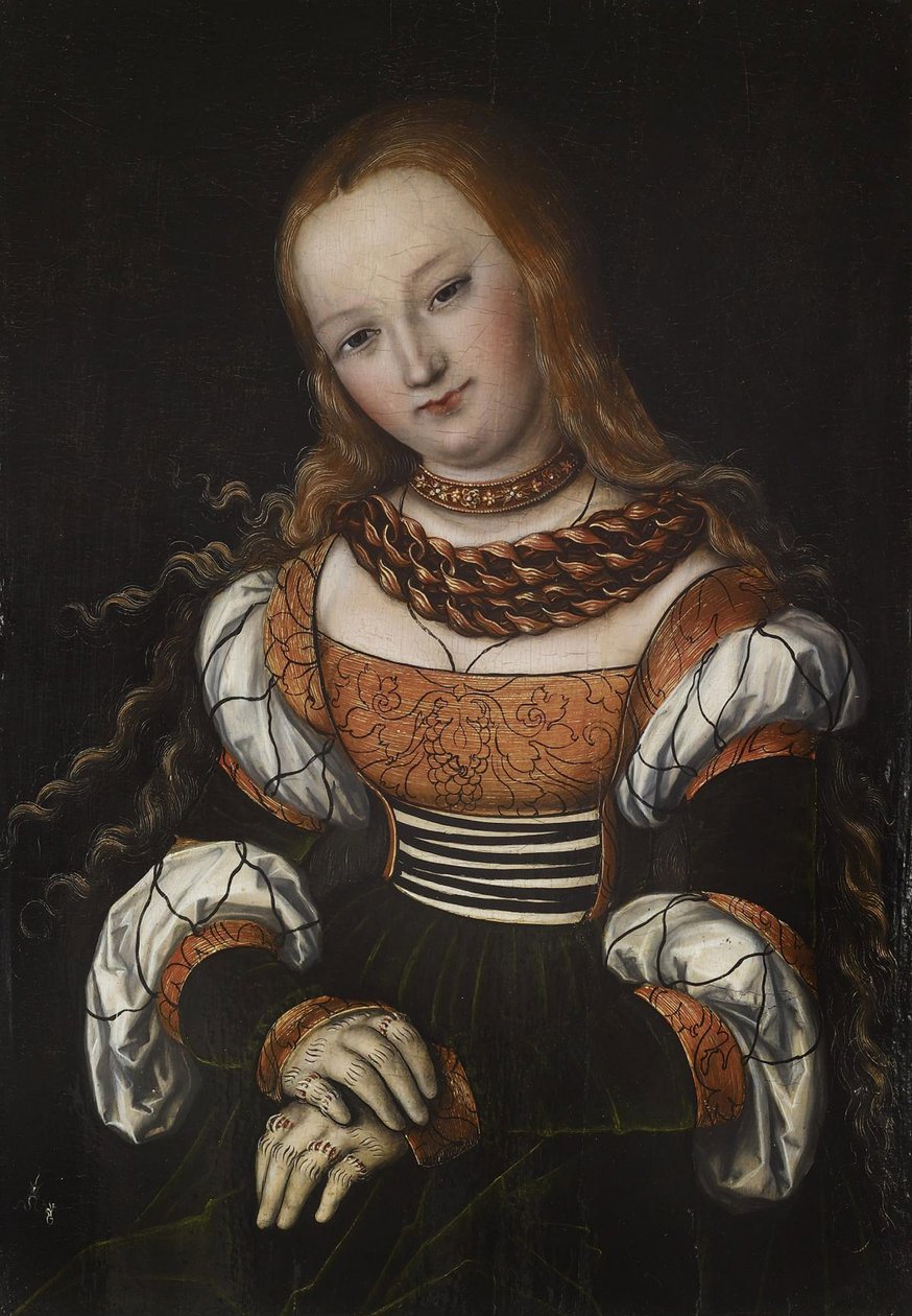 Maria Magdalene, c.1525 af Lucas Cranach the Elder