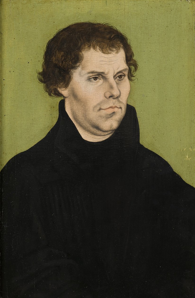 Portræt af Martin Luther, 1527 af Lucas Cranach the Elder