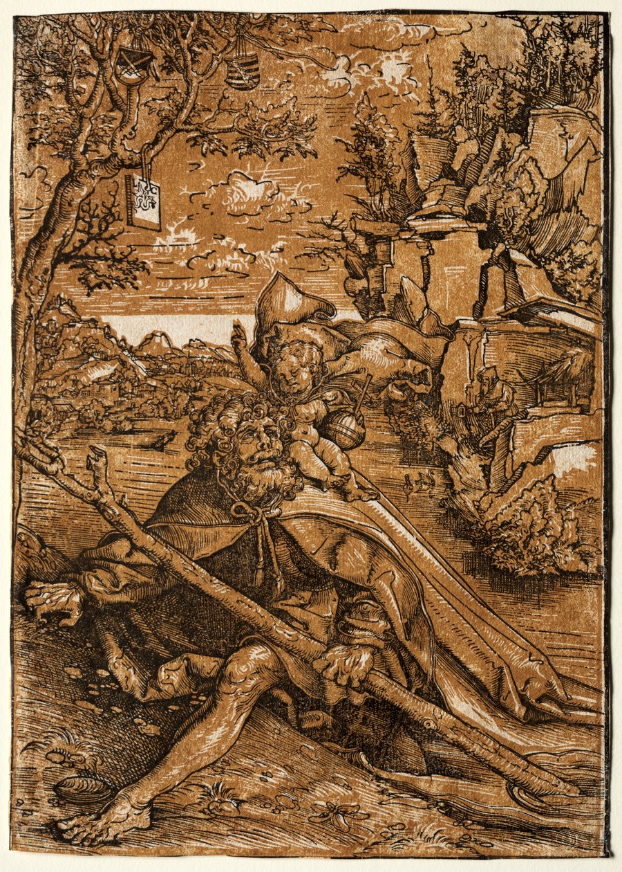 Sankt Christopher af Lucas Cranach