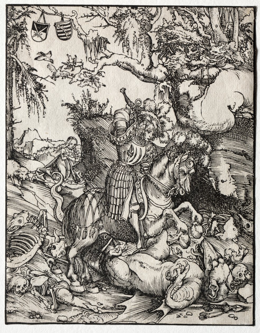 St. George dræber dragen af Lucas Cranach