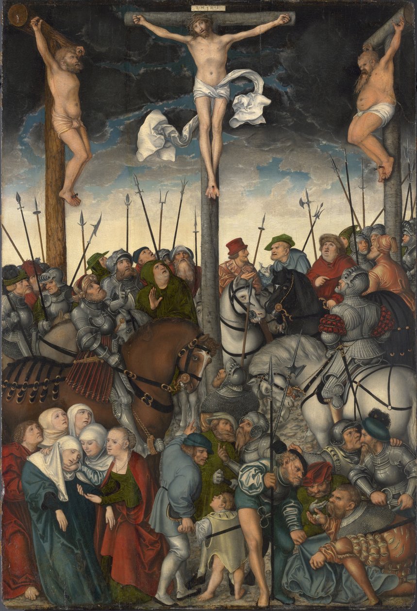 Korsfæstelsen, 1538 af Lucas Cranach