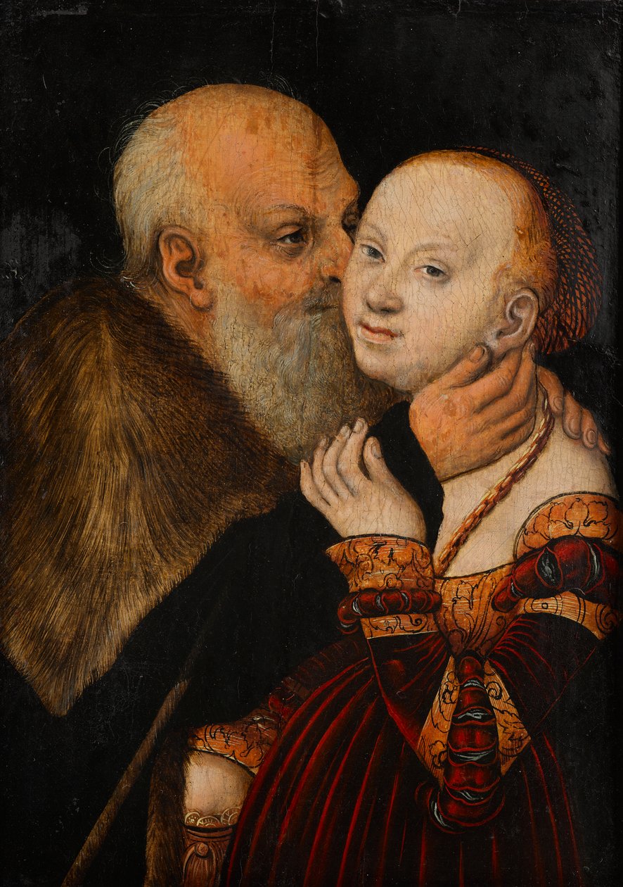 Det ulige par af Lucas Cranach d. Ä.