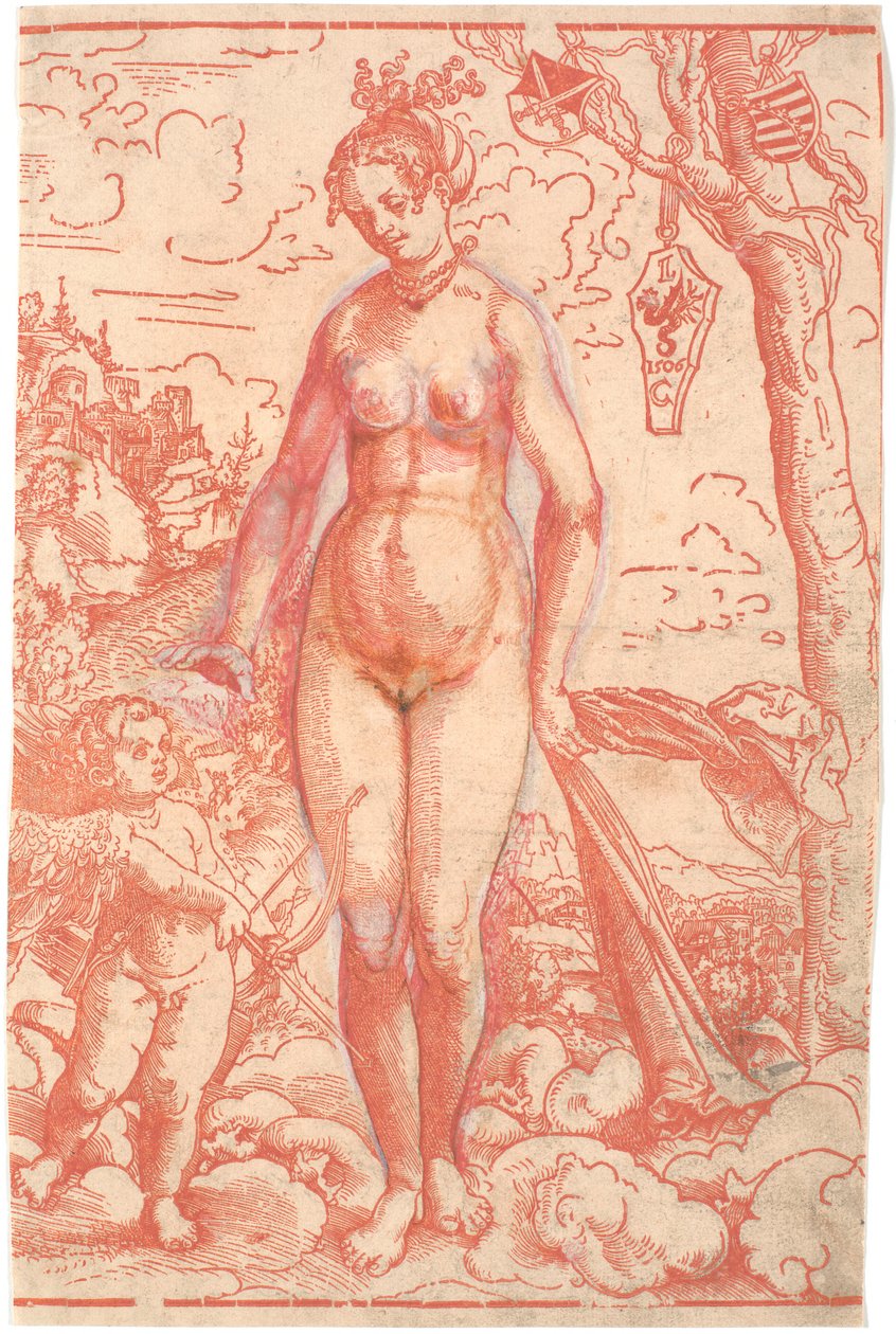 Venus og Amor af Lucas Cranach d.Æ.