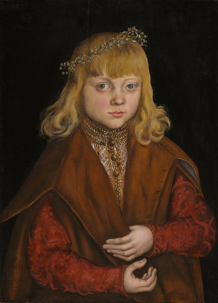 En Prins af Sachsen af Lucas Cranach the Elder