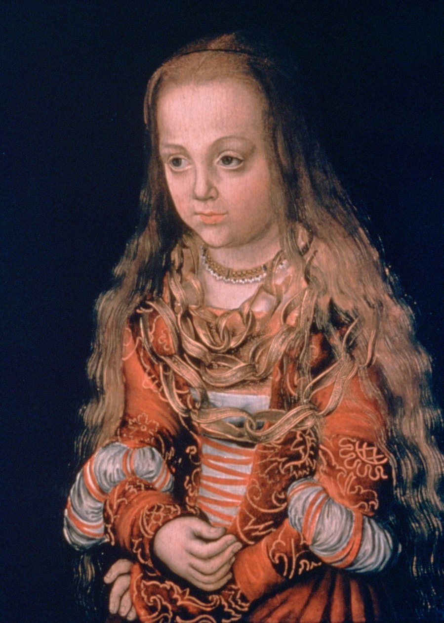 En prinsesse af Sachsen, c1517 af Lucas Cranach the Elder