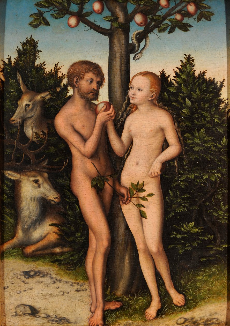 Adam og Eva







































 / Menneskets fald af Lucas Cranach the Elder