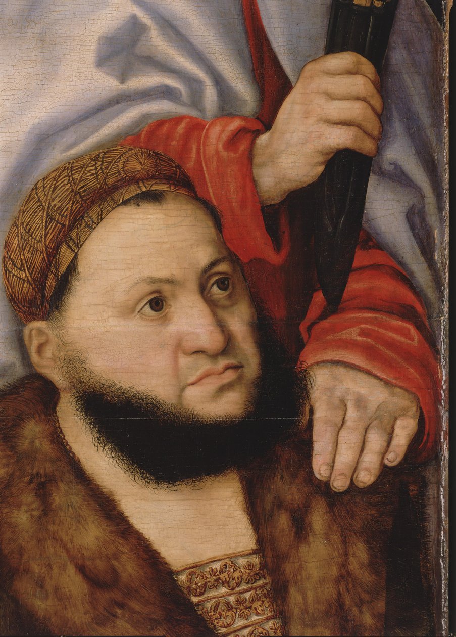 Jomfruens altertavle, eller den såkaldte fyrstealtertavle [venstre fløj] af Lucas Cranach the Elder