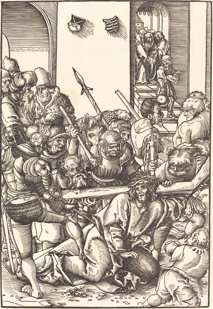 Kristus der bærer korset af Lucas Cranach the Elder