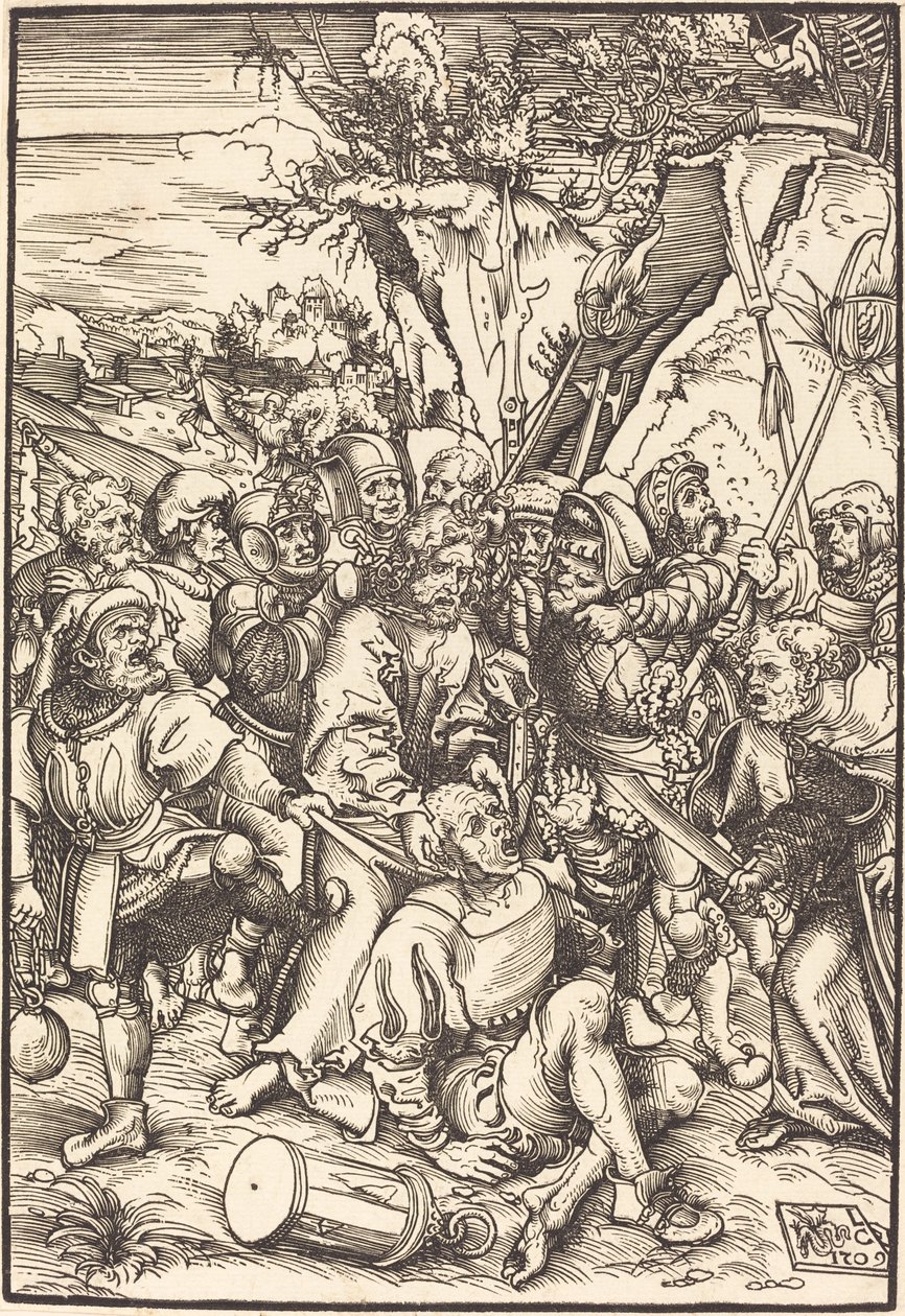Kristus taget til fange af Lucas Cranach the Elder