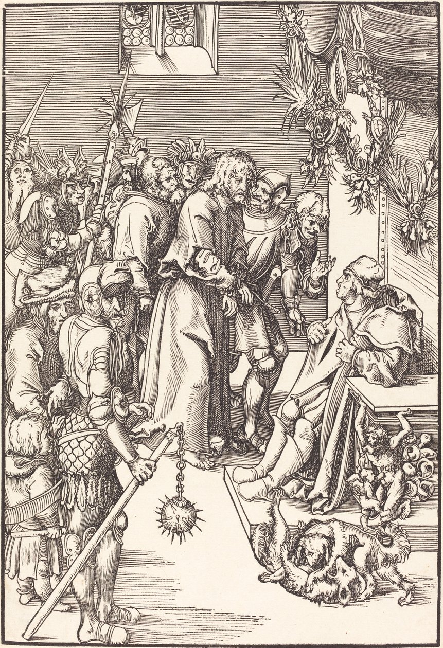 Kristus før Kajfas af Lucas Cranach the Elder