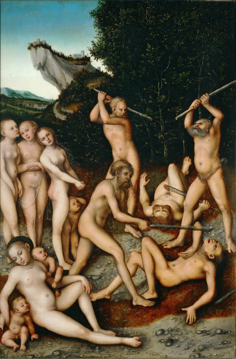 Jalousiens frugter (sølvalderen) af Lucas Cranach the Elder