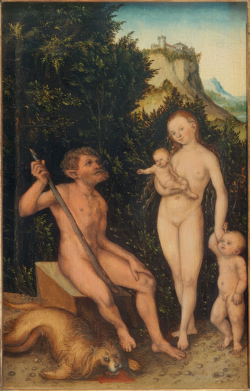 Familie af naturlige af Lucas Cranach the Elder