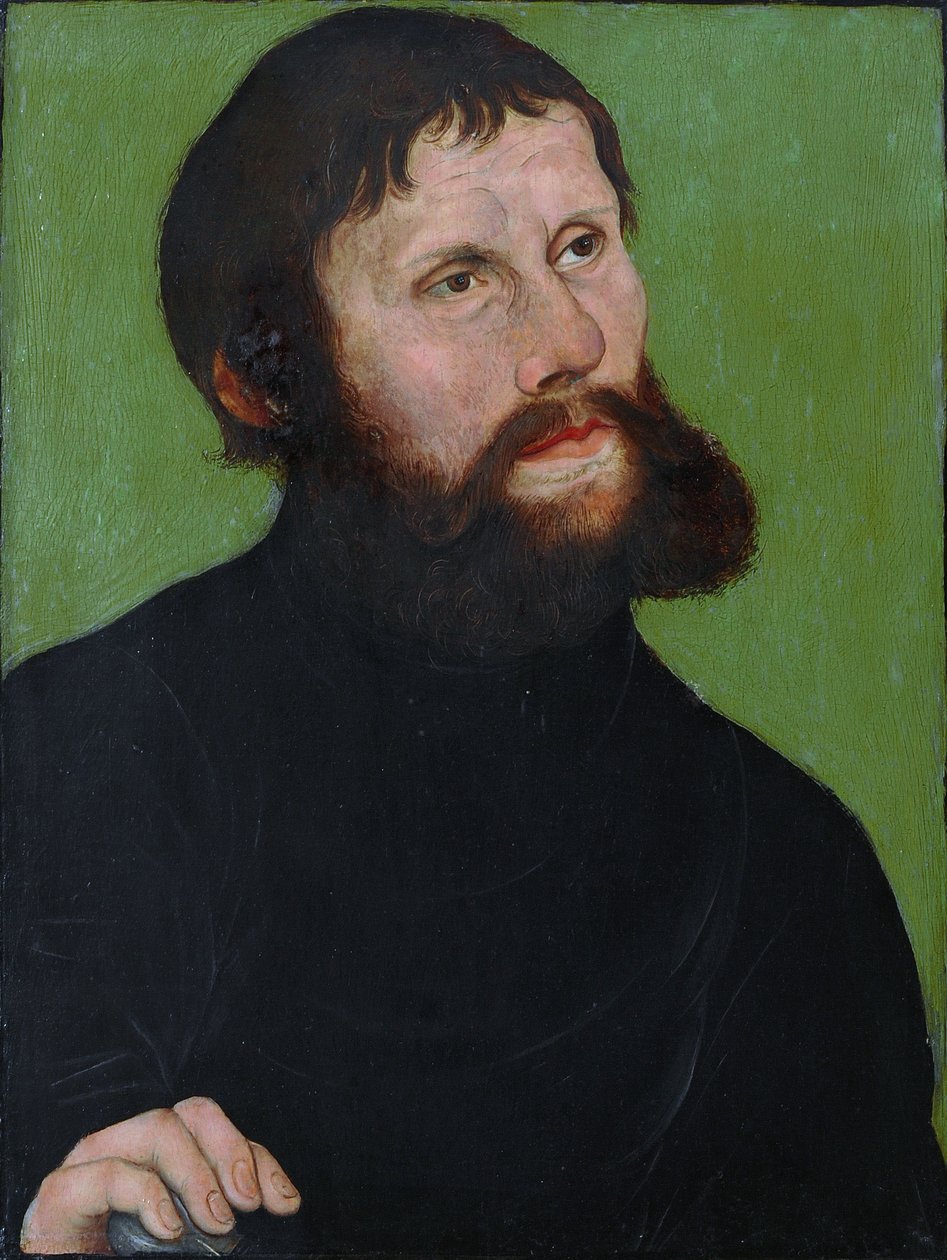 Tysk: Portræt af Luther som Junker Jörg Martin Luther som 