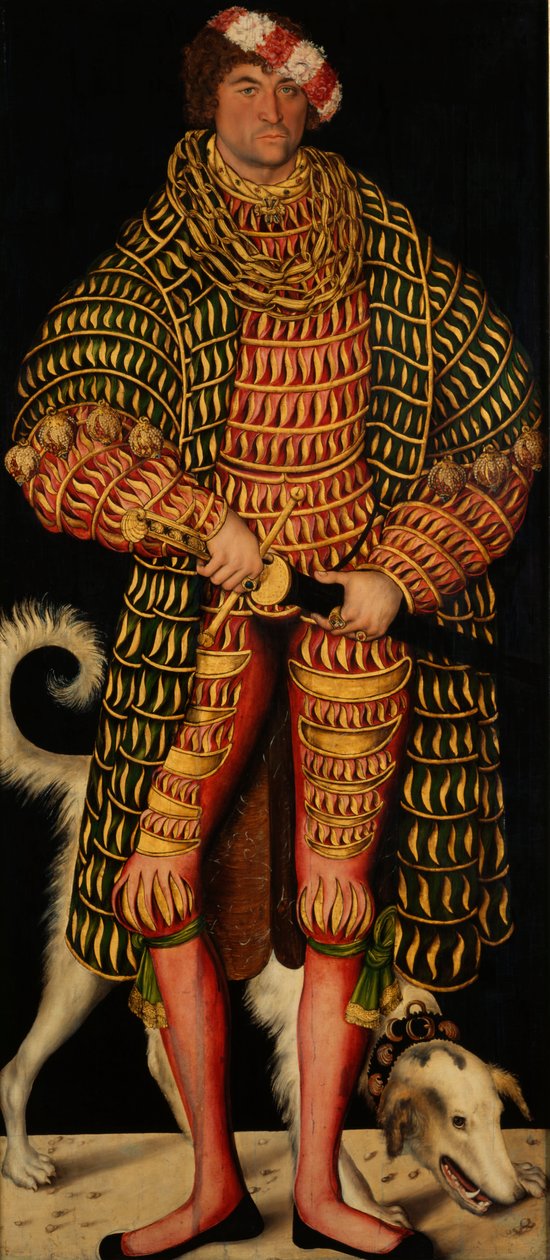 Tysk: Herzog Heinrich der Fromme (1473-1541) Hertug Henrik den Fromme af Lucas Cranach the Elder