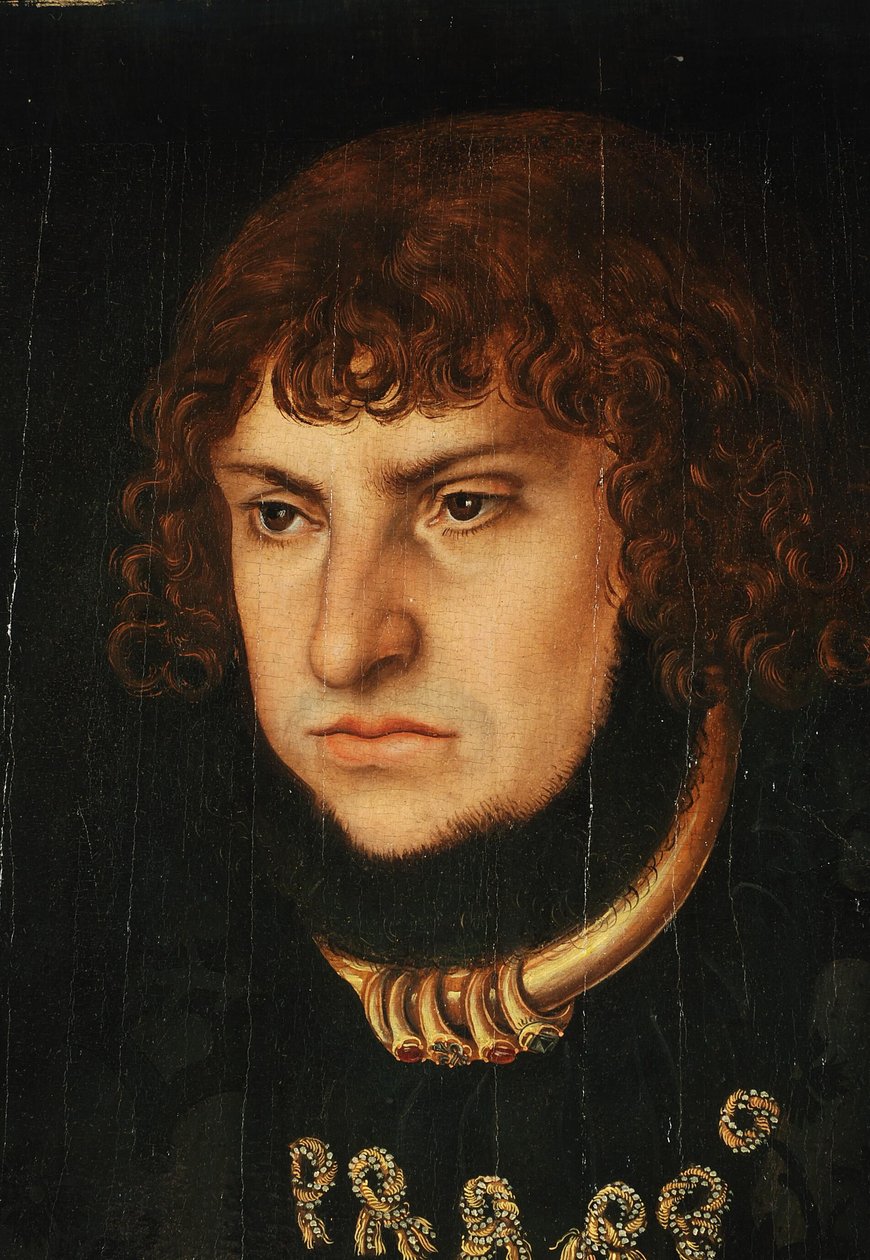 Johann den standhaftige, kurfyrste af Sachsen af Lucas Cranach the Elder
