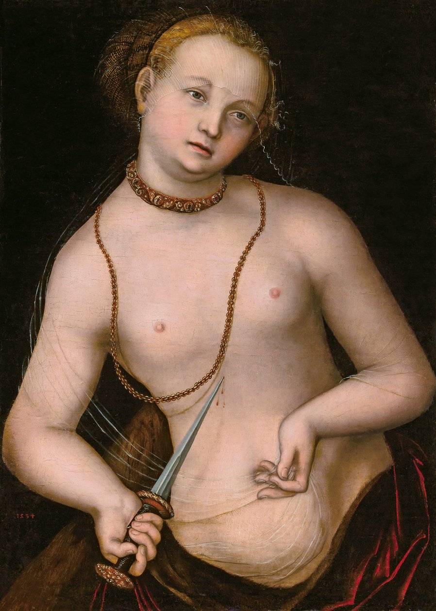 Lucretia af Lucas Cranach the Elder