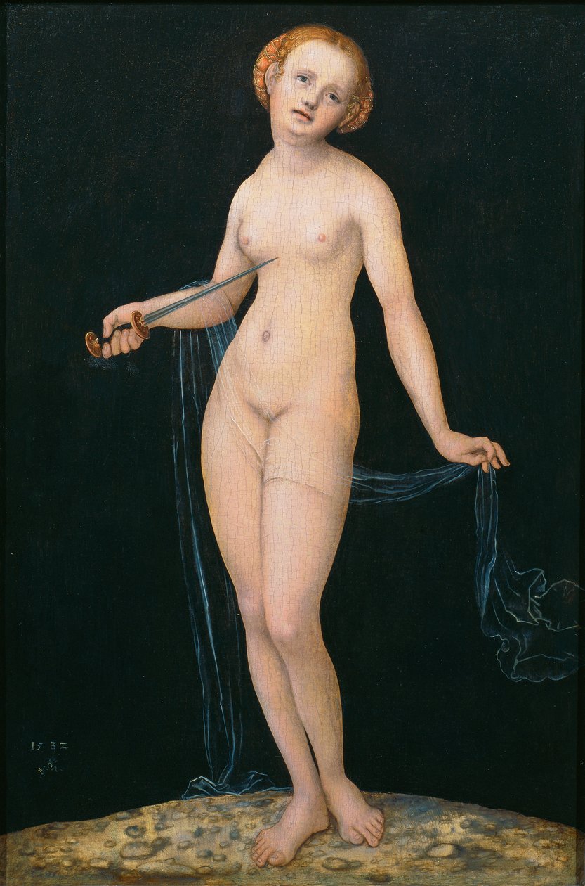 Lucretia af Lucas Cranach the Elder