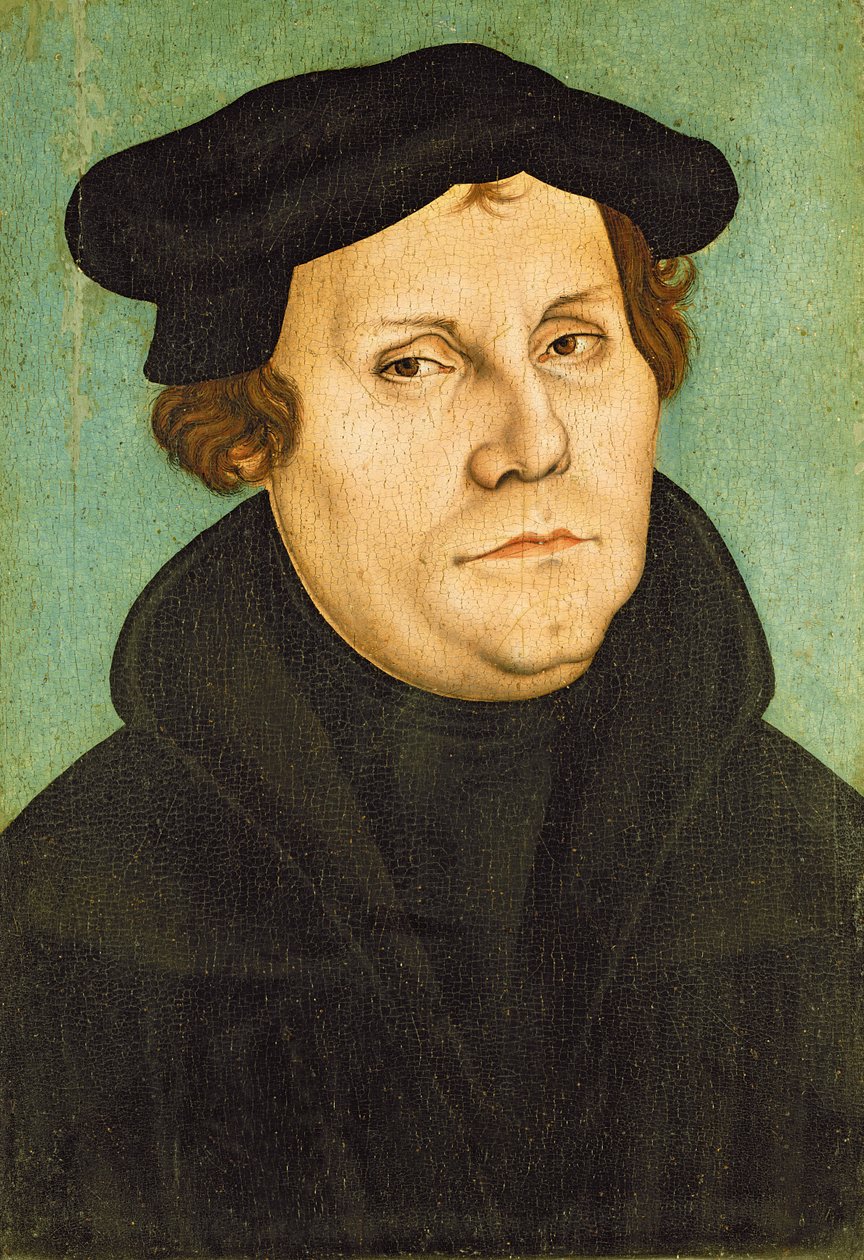 Luther som professor, 1529 af Lucas Cranach the Elder