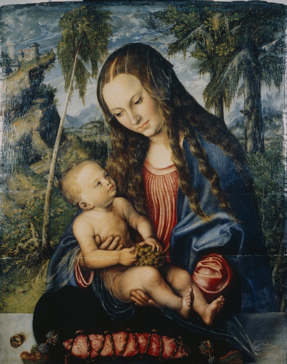 Madonna under grantræet, ca. 1510 af Lucas Cranach the Elder