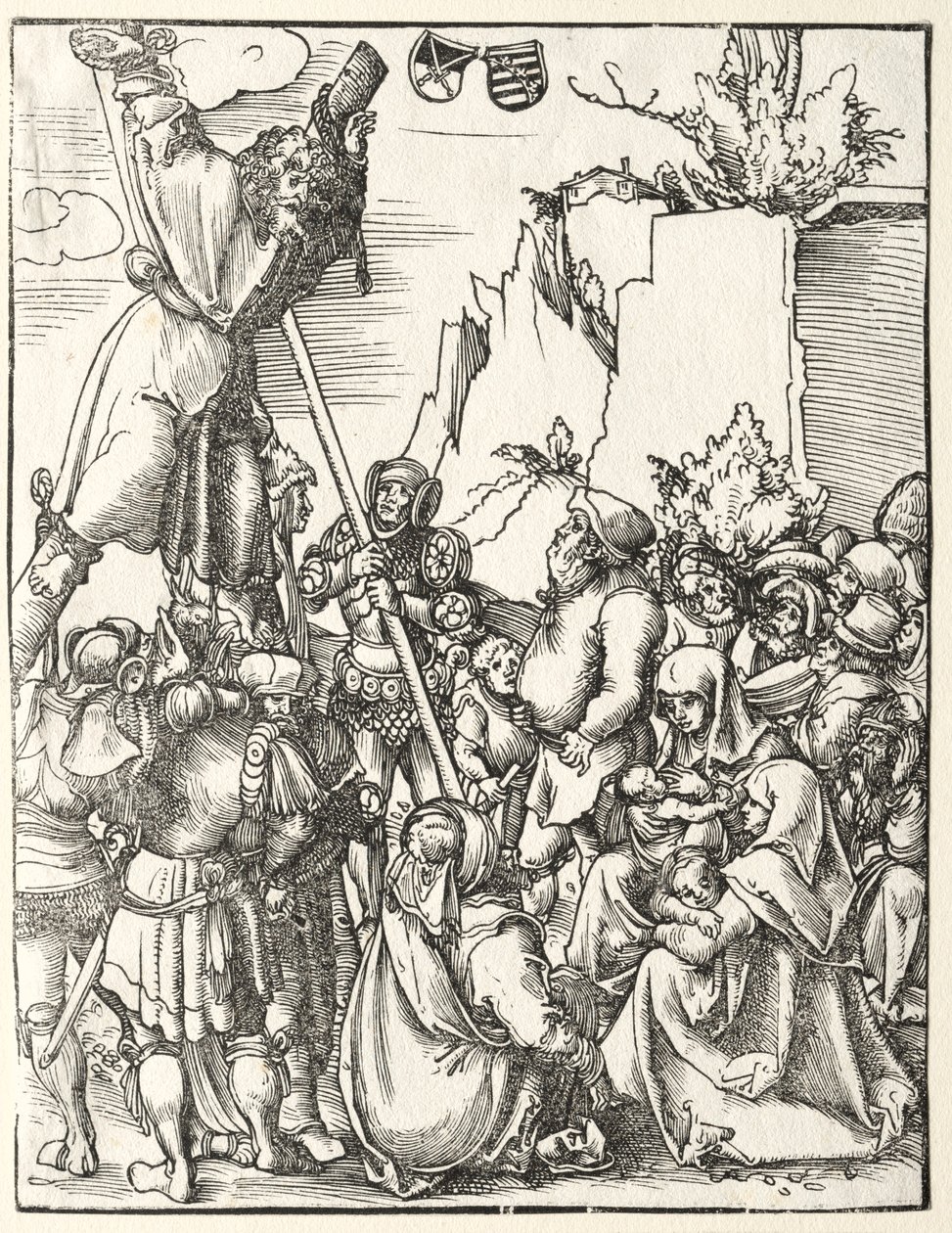 St. Andrews martyrium. af Lucas Cranach the Elder