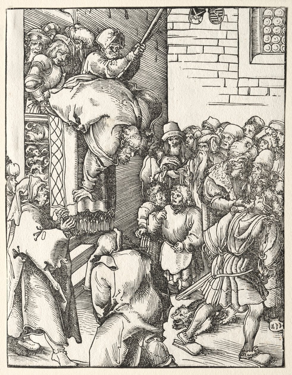 Sankt Jakob den Mindre Martyrium. af Lucas Cranach the Elder