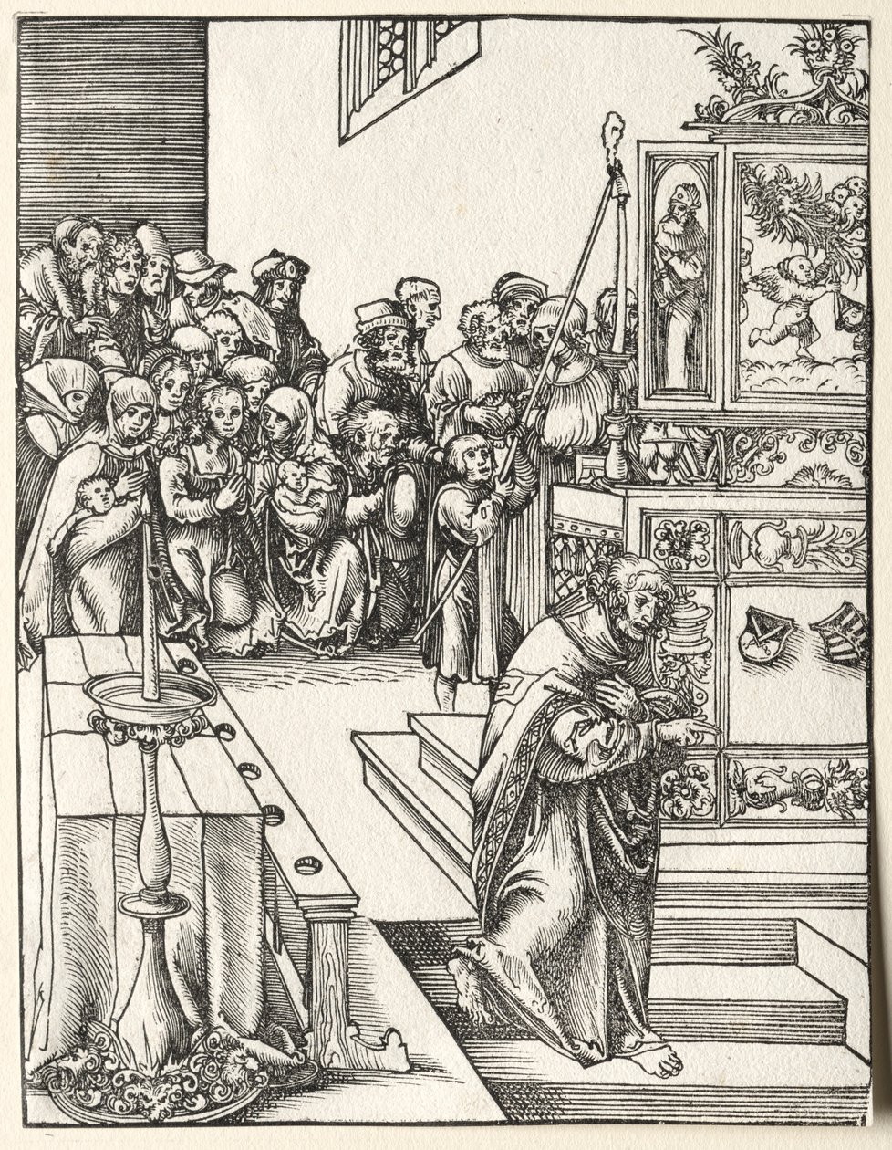 St. Johns martyrium. af Lucas Cranach the Elder