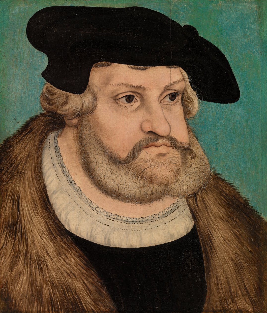 Portræt af Frederik den Vise, hertug af Sachsen af Lucas Cranach the Elder