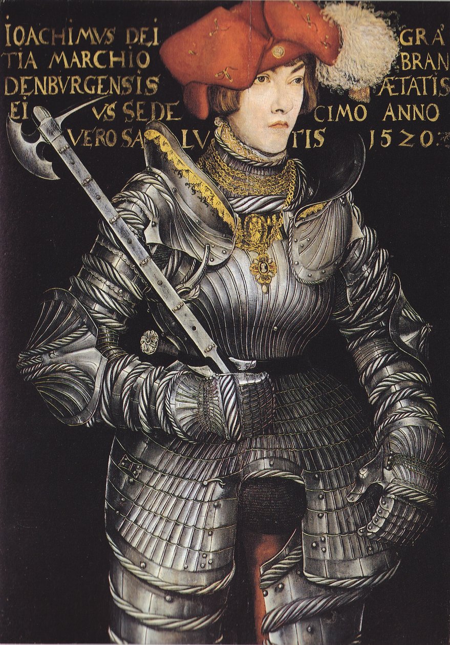 Portræt af Joachim II. af Brandenburg som kurfyrste af Lucas Cranach the Elder