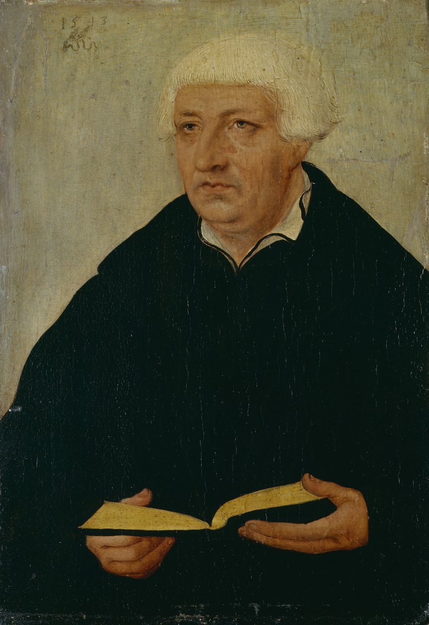 Portræt af Johannes Bugenhagen 1485-1558 af Lucas Cranach the Elder