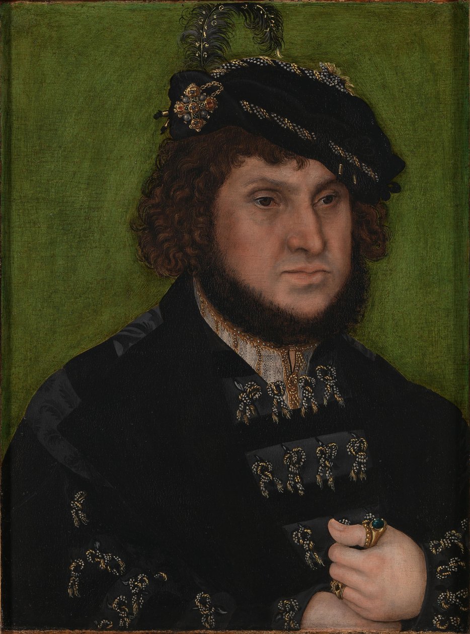 Portræt af Johannes, kurfyrste af Sachsen af Lucas Cranach the Elder