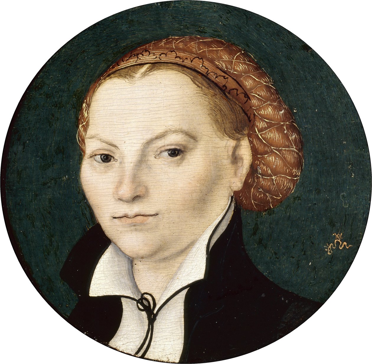 Portræt af Katharina von Bora af Lucas Cranach the Elder